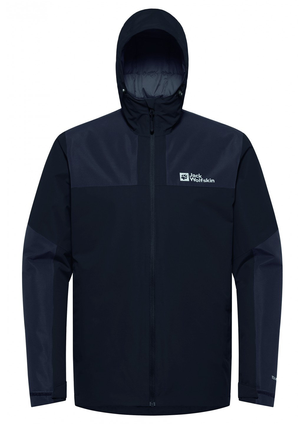 Чорна демісезонна куртка Jack Wolfskin JASPER INS JKT M