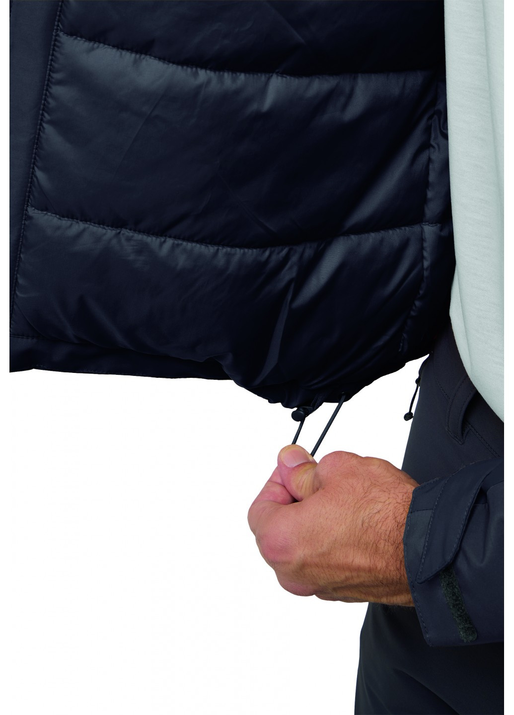 Чорна демісезонна куртка Jack Wolfskin JASPER INS JKT M