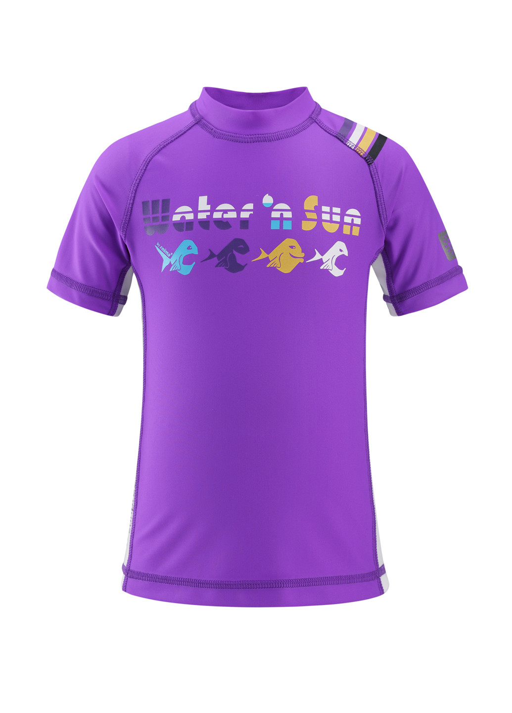 Фиолетовая летняя футболка с коротким рукавом Reima