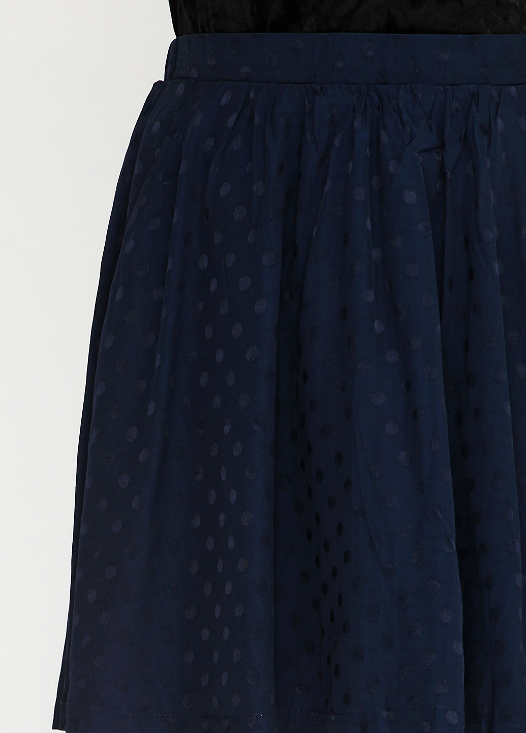 Темно-синяя кэжуал в горошек юбка Minimum мини