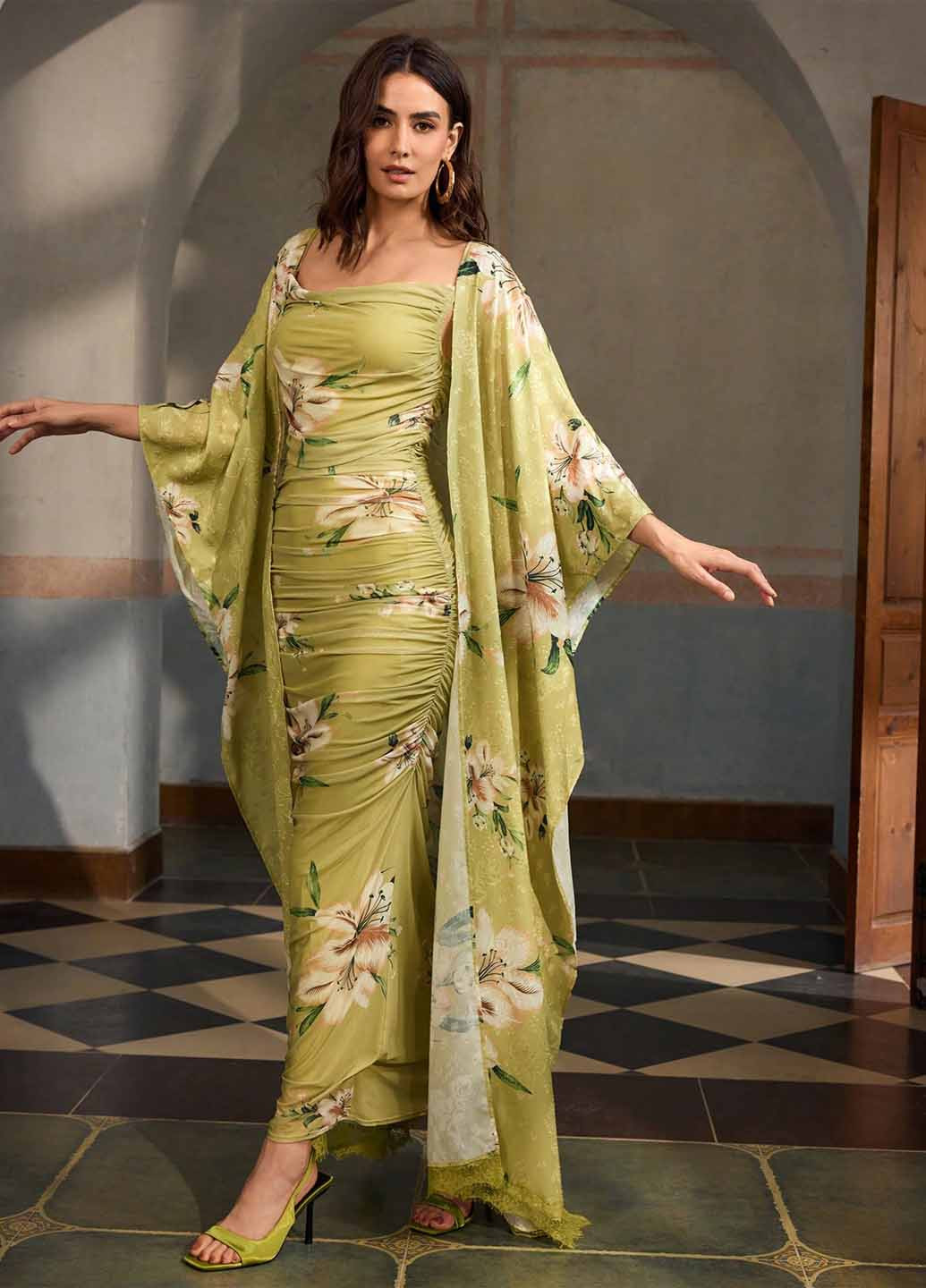 Костюм сукня, накидка) SHEIN (367194543)