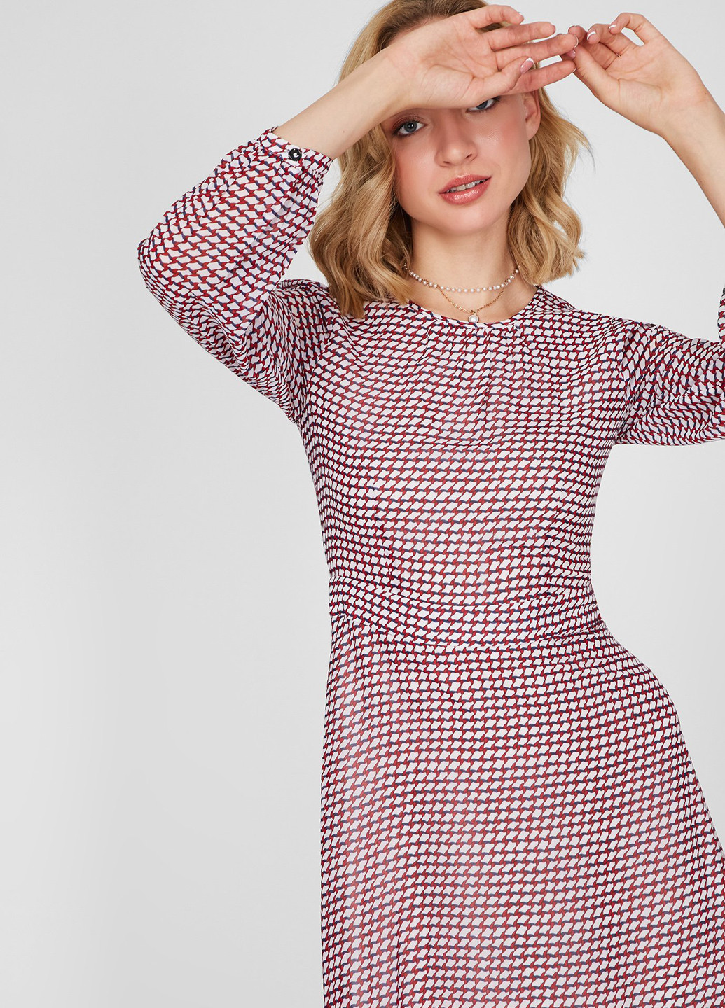 Комбінована кежуал плаття, сукня Tommy Hilfiger з абстрактним візерунком