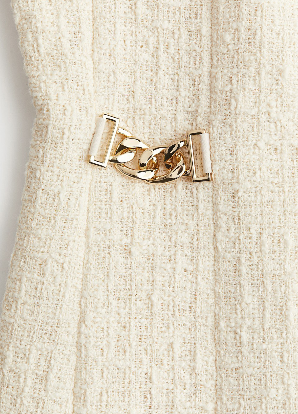 Кремова кежуал сукня а-силует H&M однотонна