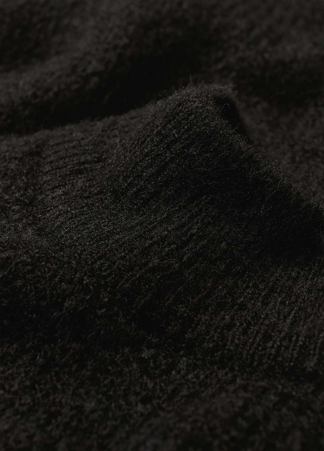 Черное кэжуал платье платье-свитер C&A однотонное