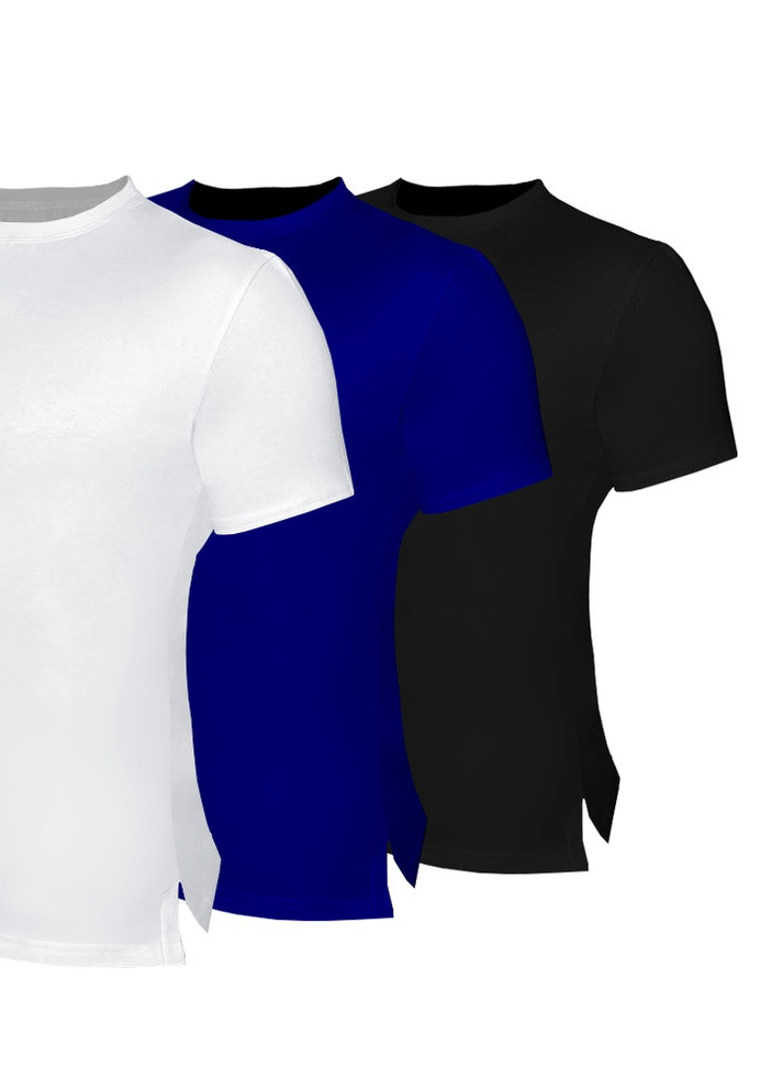Комбінована набір базових чоловічих футболок 3 кольору 3шт xl Rix