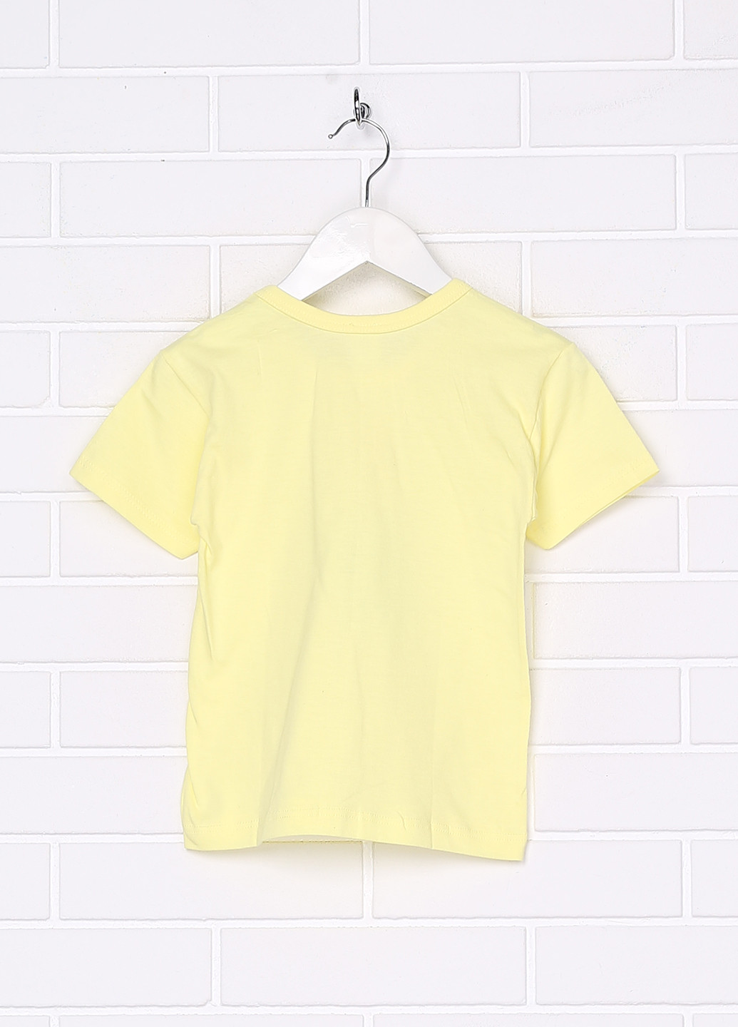 Желтая летняя футболка с коротким рукавом Bimba