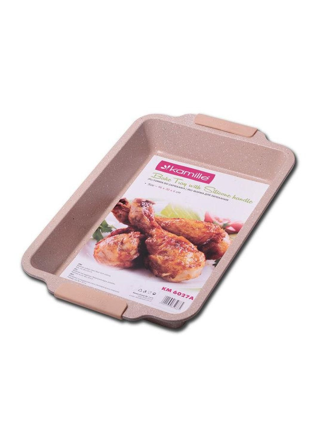 Форма для запекания KM-6027А 46x30x6 см Kamille (253623909)
