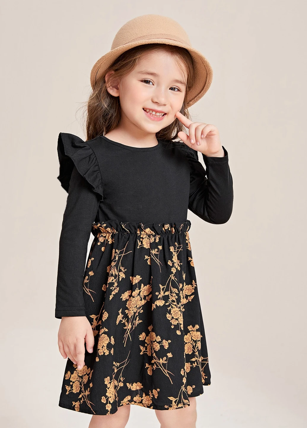 Чёрное платье SHEIN (316503624)
