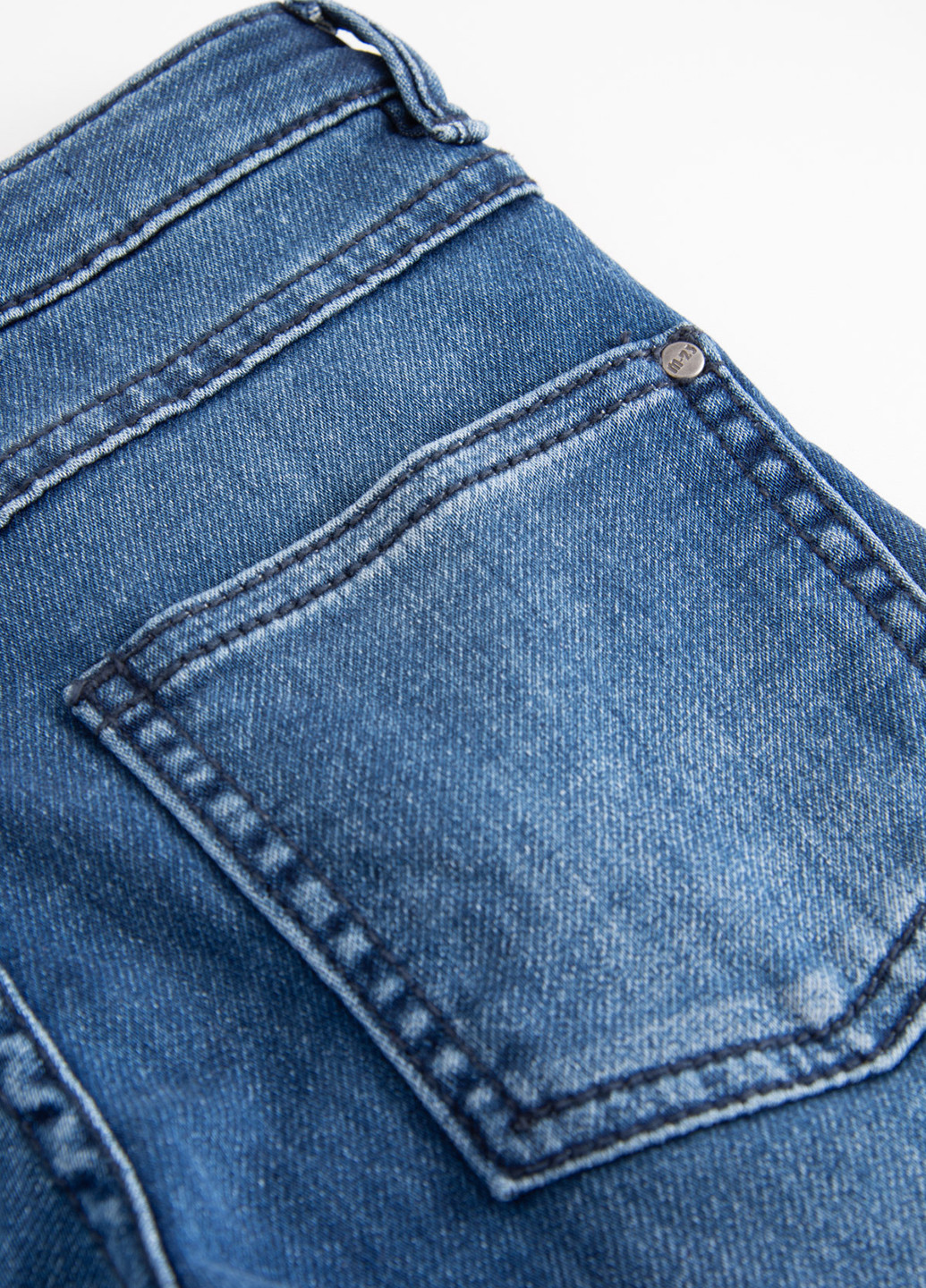 Синие демисезонные зауженные брюки Coccodrillo