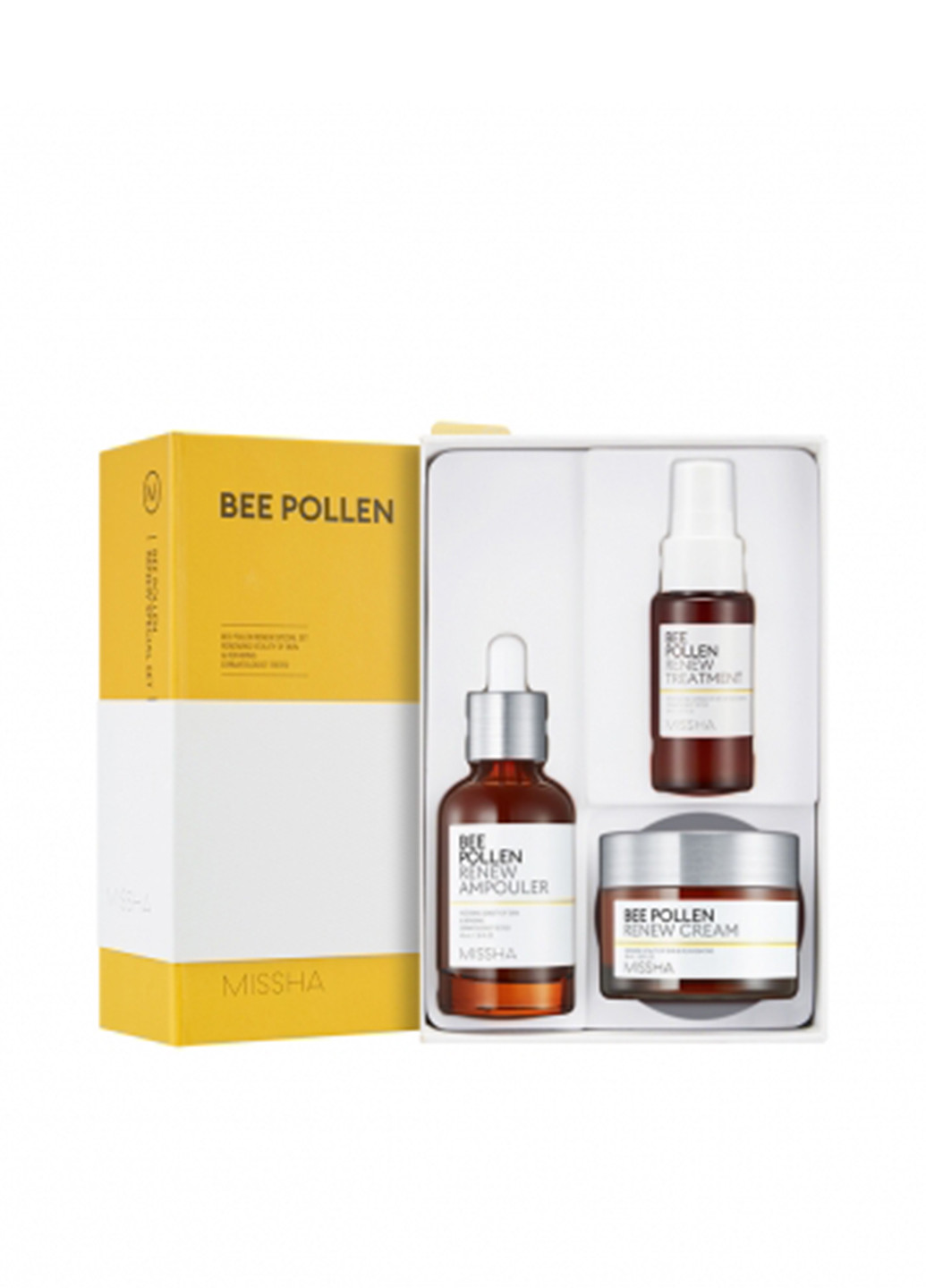 Набір для догляду за шкірою обличчя Bee Pollen Renew (3 пр.) MISSHA