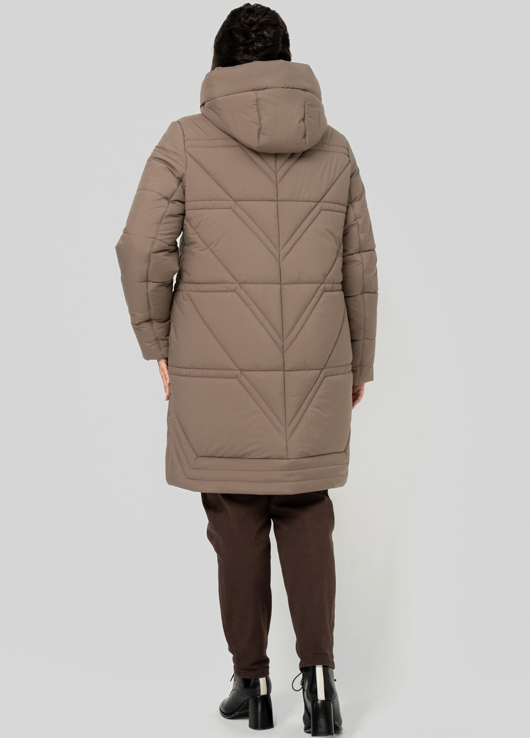 Кавова зимня куртка A'll Posa