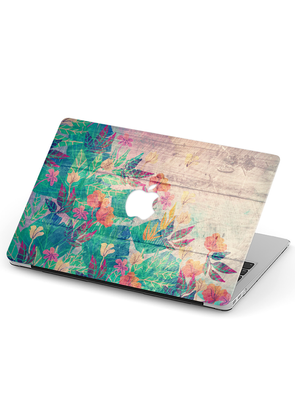 Чехол пластиковый для Apple MacBook Pro 16 A2141 Лес и цветы (Wood & Flowers) (9494-1907) MobiPrint (218505200)