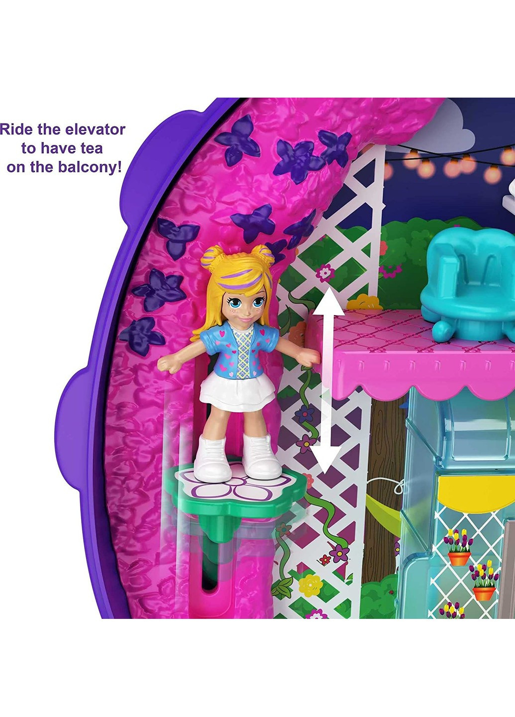 Игровой набор Полли Покет Polly Pocket Pocket World Lil' Ladybug Garden Карманный Мир Сад божьей коровки (GKJ48) Mattel (255665136)
