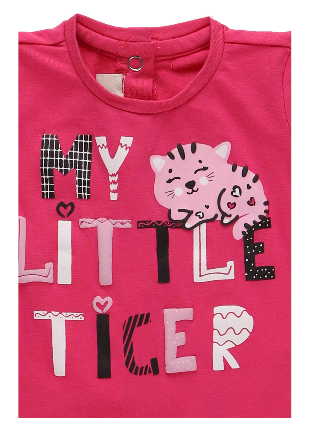 Розовая летняя футболка Chicco