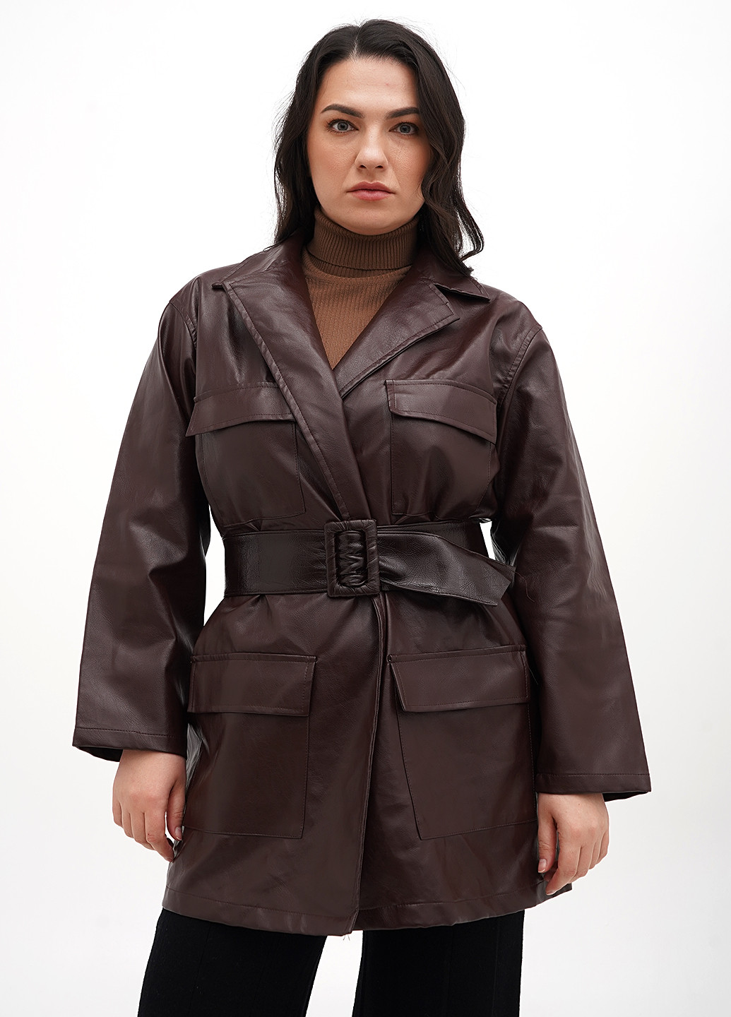 Кавова демісезонна куртка куртка-піджак Boohoo