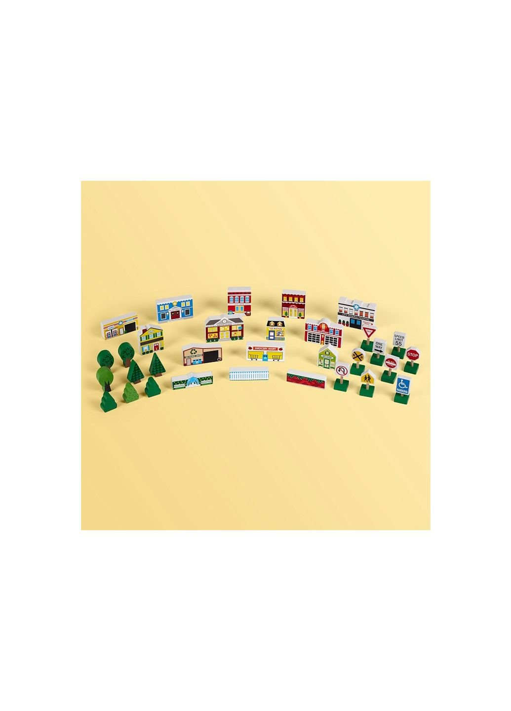 Игровой набор деревянный "Город" (MD14796) Melissa&Doug (254066937)