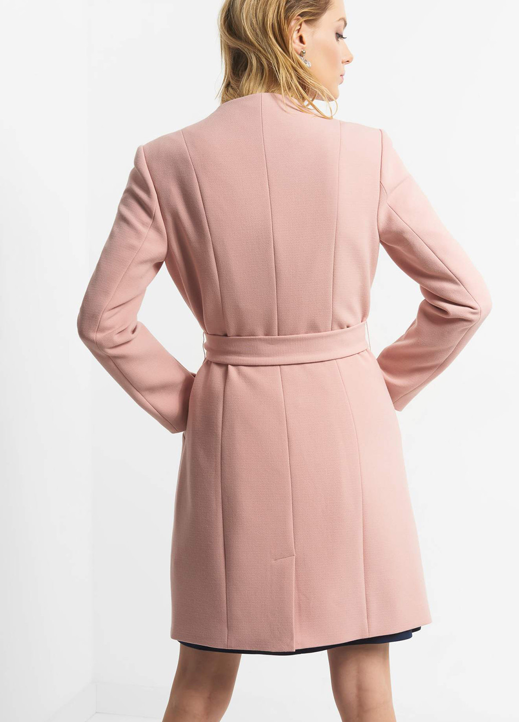 Бледно-розовое демисезонное Пальто без капюшона Orsay