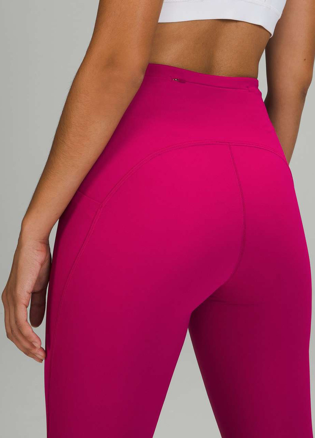 Малиновые демисезонные леггинсы Lululemon Athletica