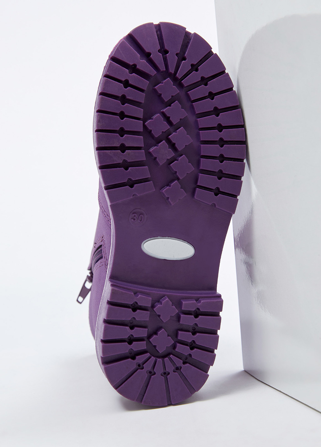 Фиолетовые кэжуал осенние ботинки DeFacto