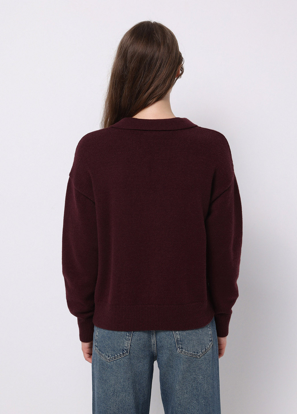 Темно-бордовий демісезонний светр Colin's