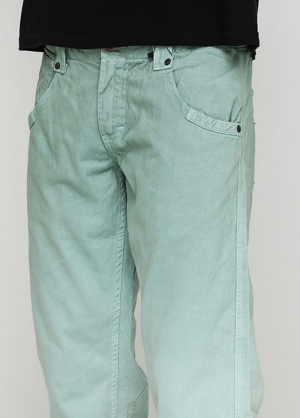 Мятные демисезонные прямые джинсы Custo Barcelona