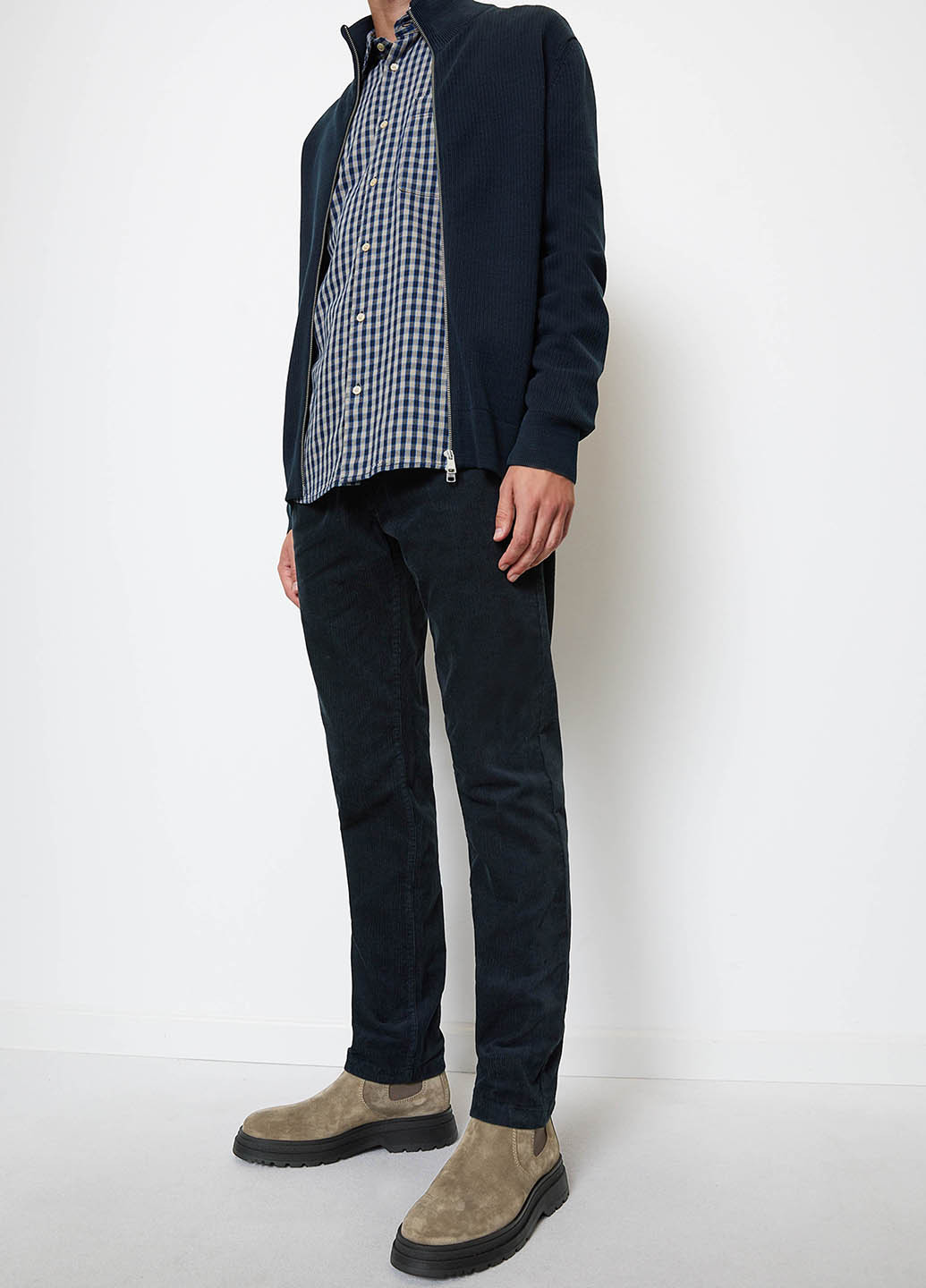 Коричневые осенние ботинки челси Marc O'Polo