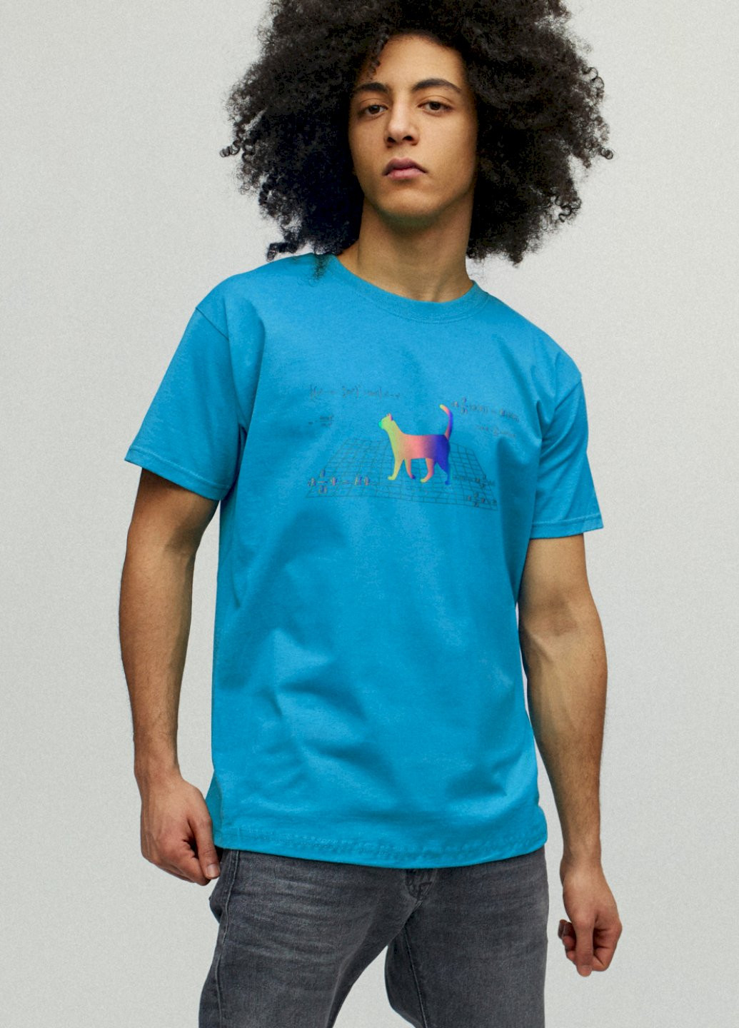 Світло-синя футболка чоловіча YAPPI