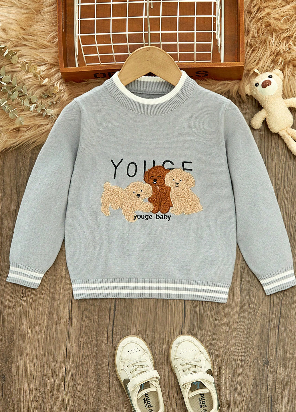 Світло-сірий демісезонний джемпер джемпер SHEIN