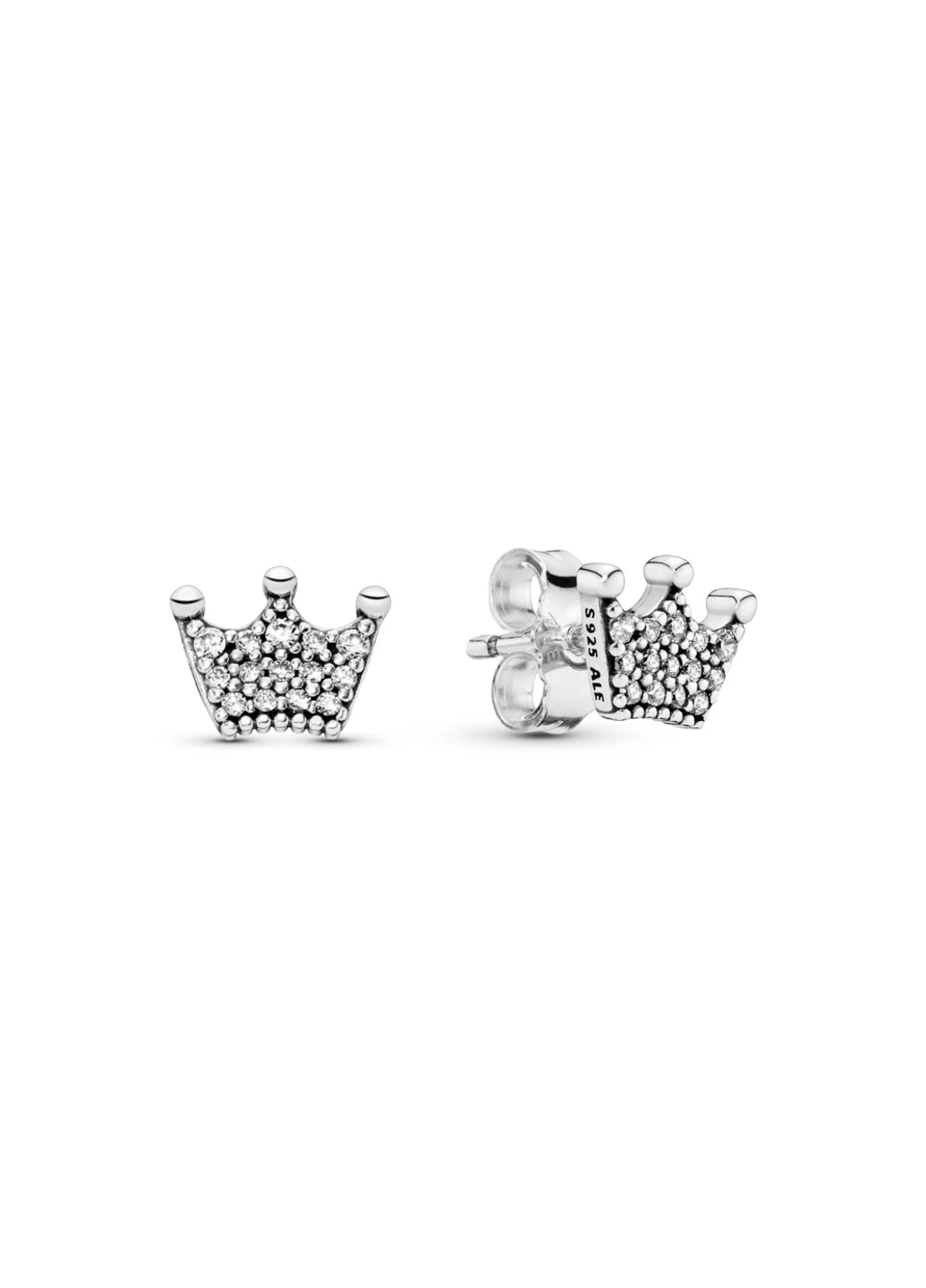Срібні сережки «Корона» 297127CZ No Brand (252432249)