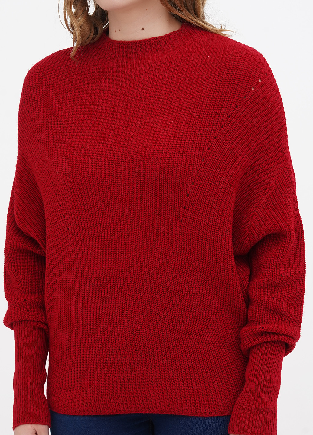 Красный демисезонный свитер Motivi