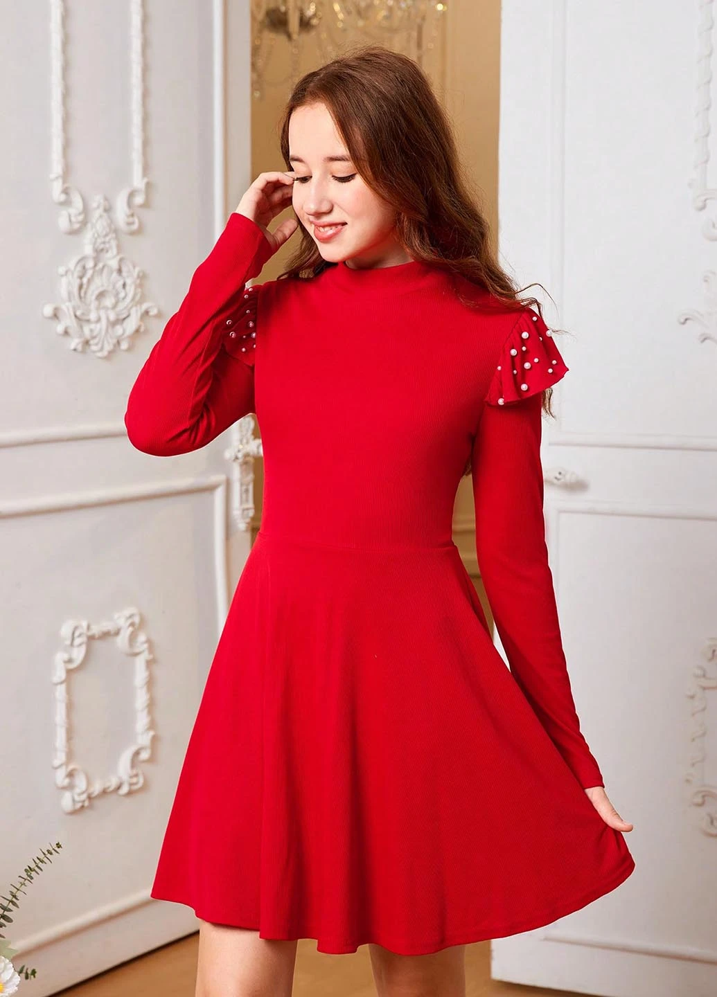 Червона сукня SHEIN (346395961)