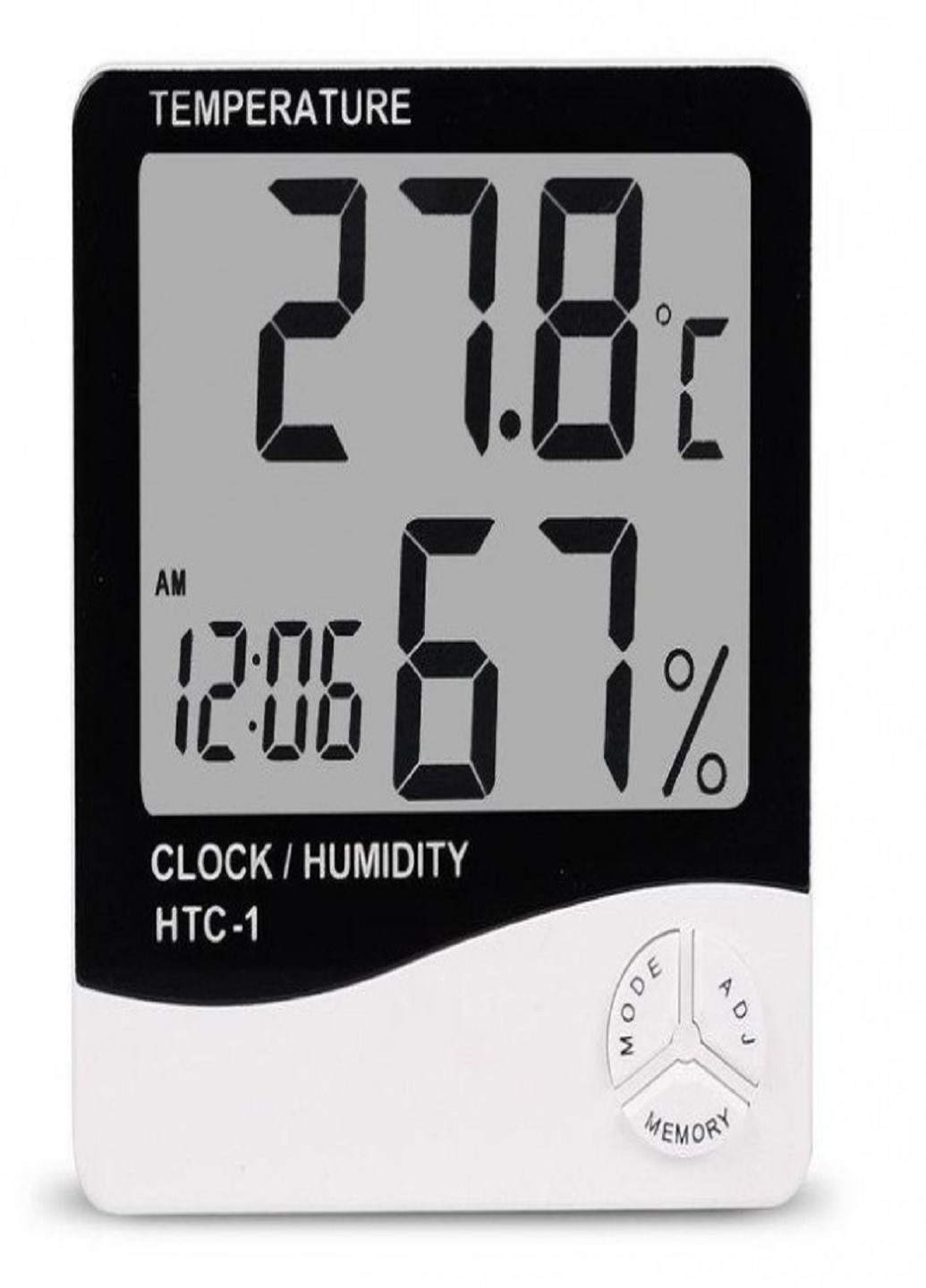 Домашня цифрова метеостанція з годинником та будильником HTC-1 термометр та гігрометр VTech (252348243)
