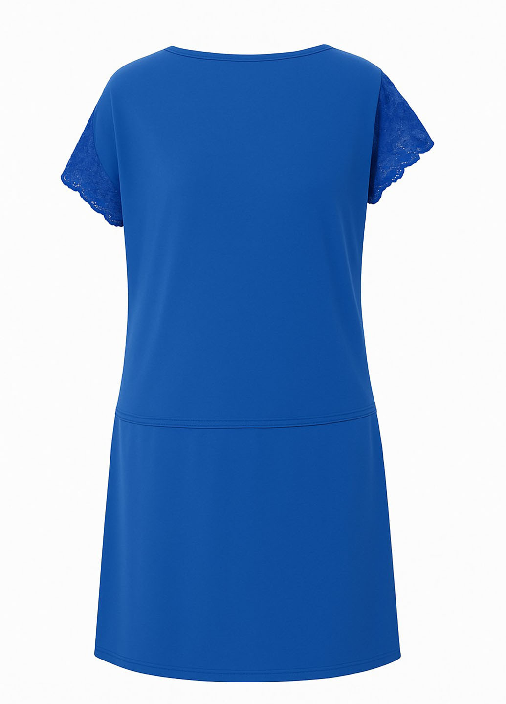 Синя кежуал сукня а-силует Sassofono однотонна