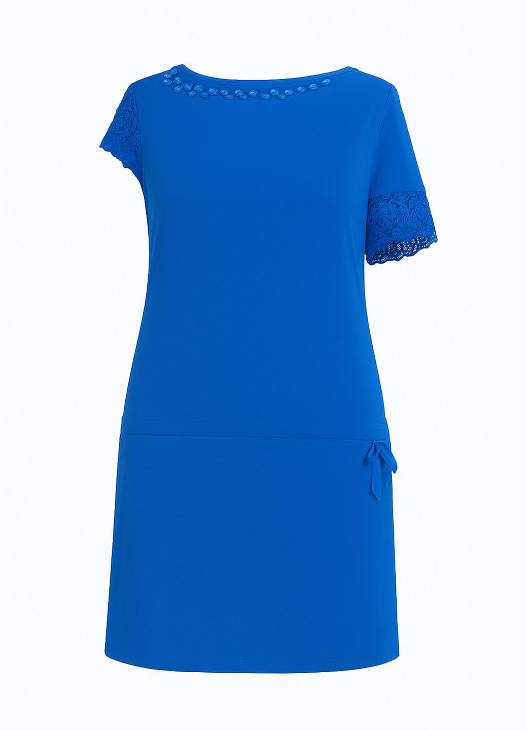 Синя кежуал сукня а-силует Sassofono однотонна