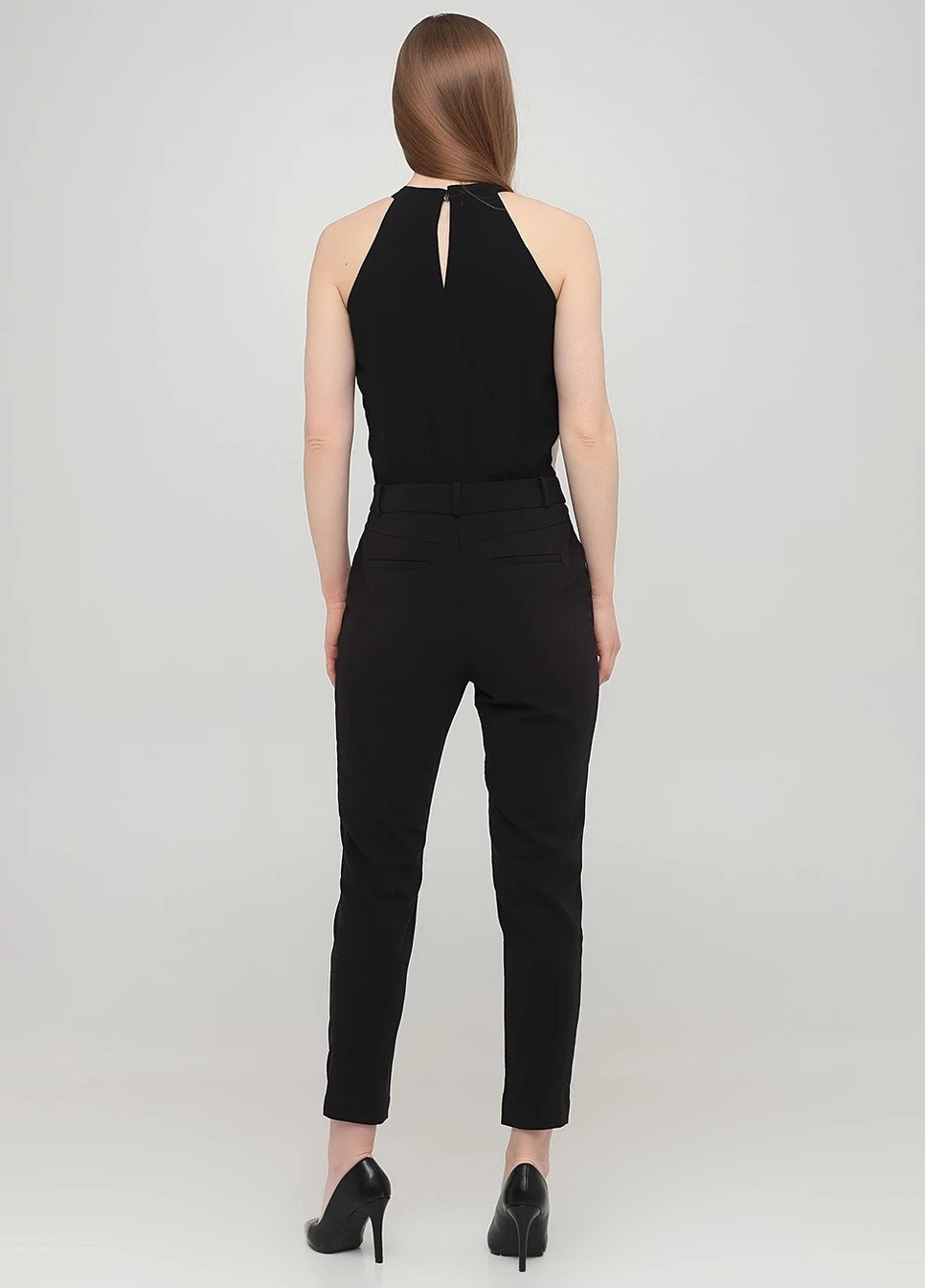 Комбинезон-брюки однотонный кэжуал Vero Moda чёрный