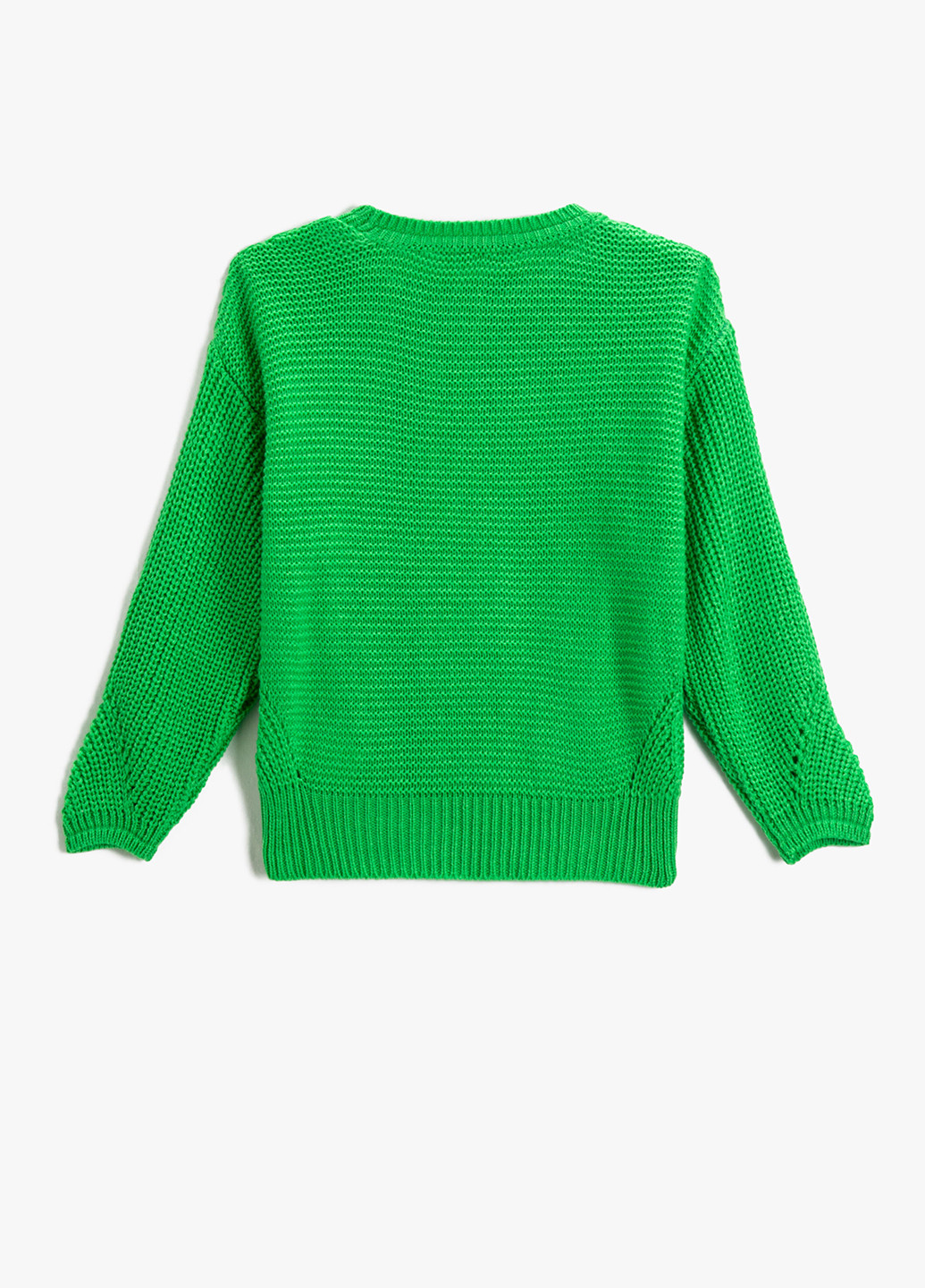 Зеленый зимний свитер джемпер KOTON