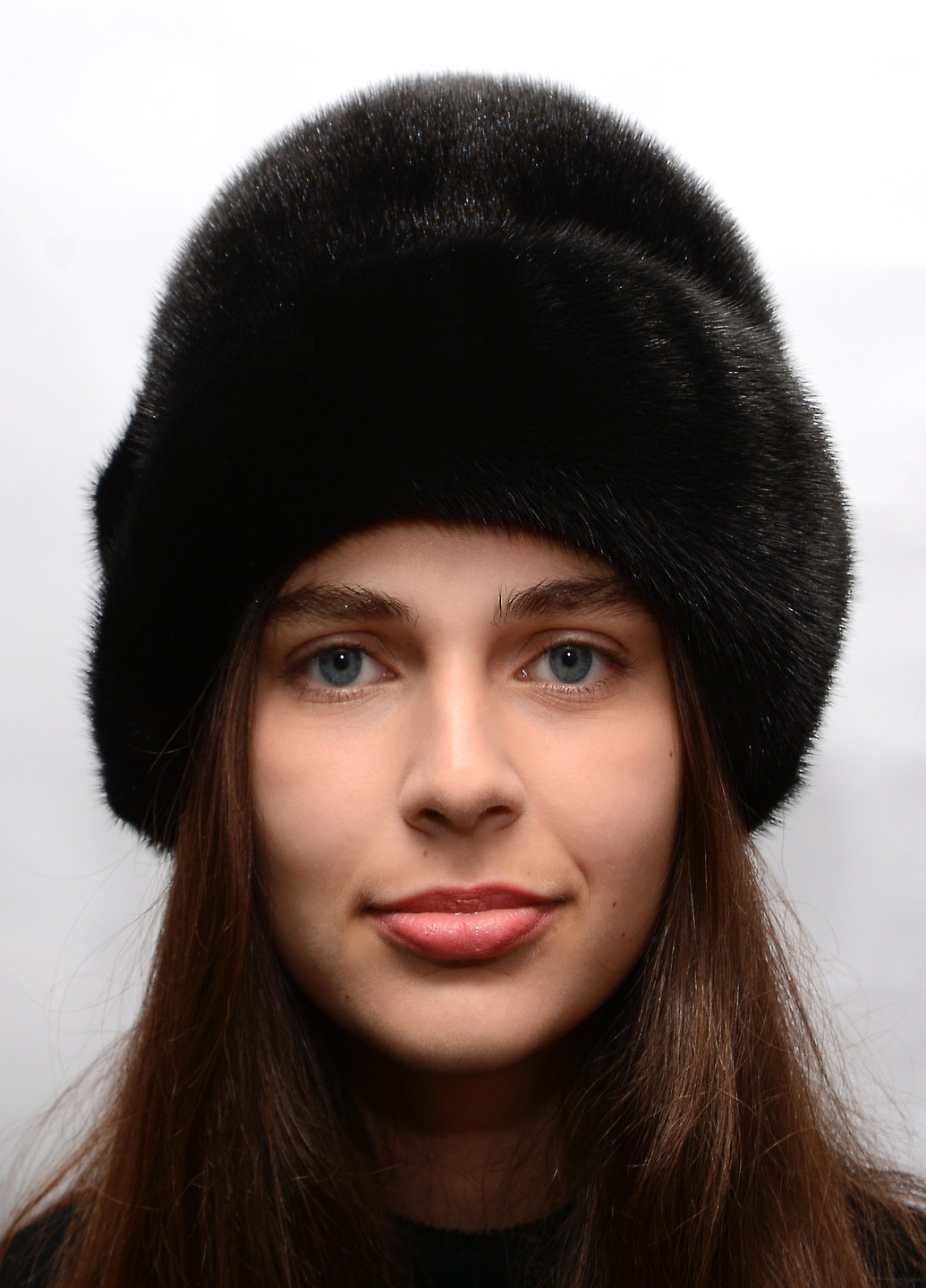 Жіноча зимова норкова цільна капелюх Меховой Стиль роза (228994539)