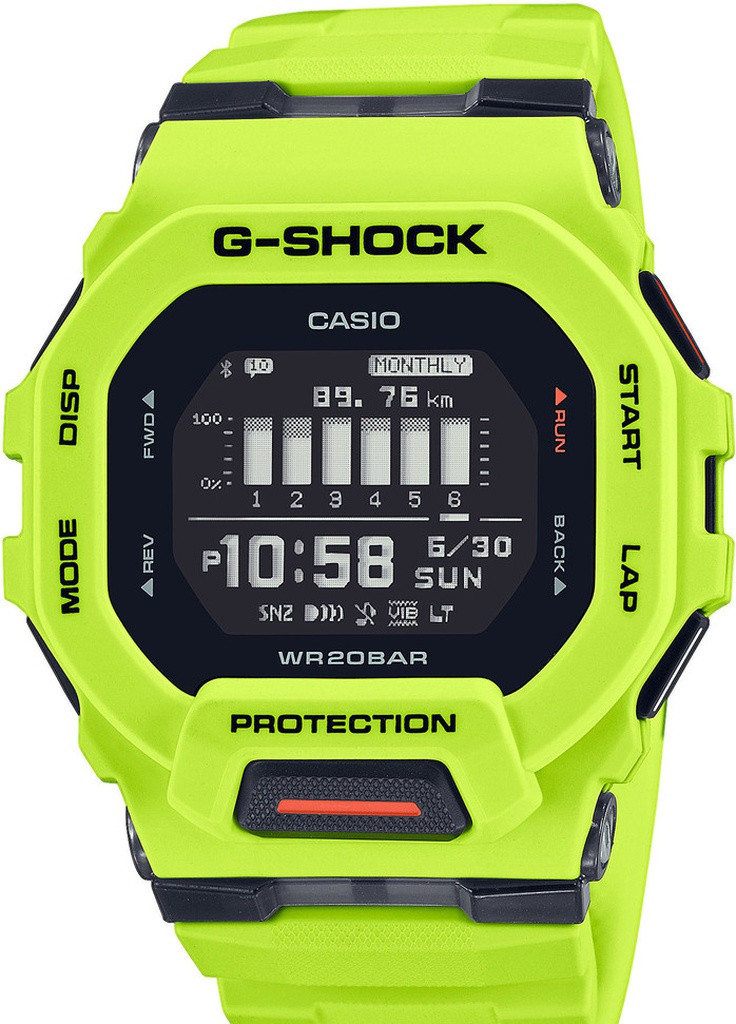 Часы GBD-200-9ER кварцевые спортивные Casio (253012881)