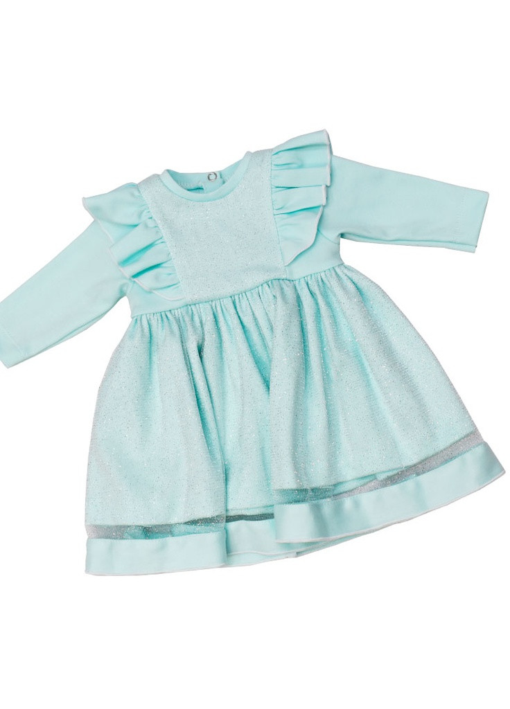 Бірюзова сукні для новонароджених Баранчик БО (252999379)