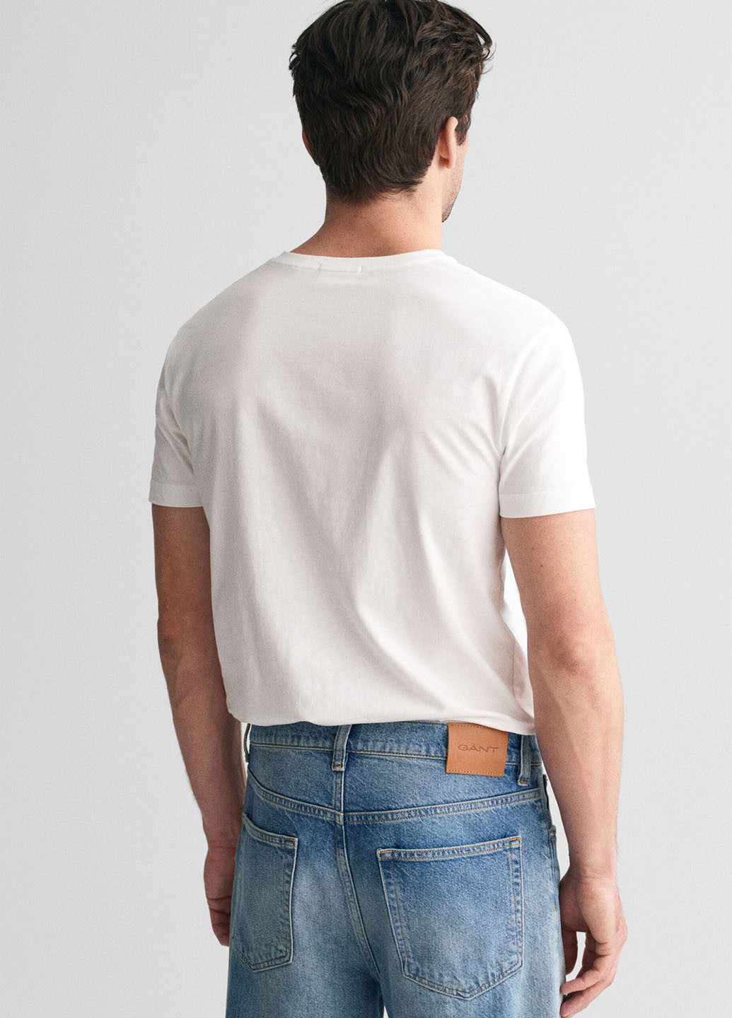 Белая футболка Gant