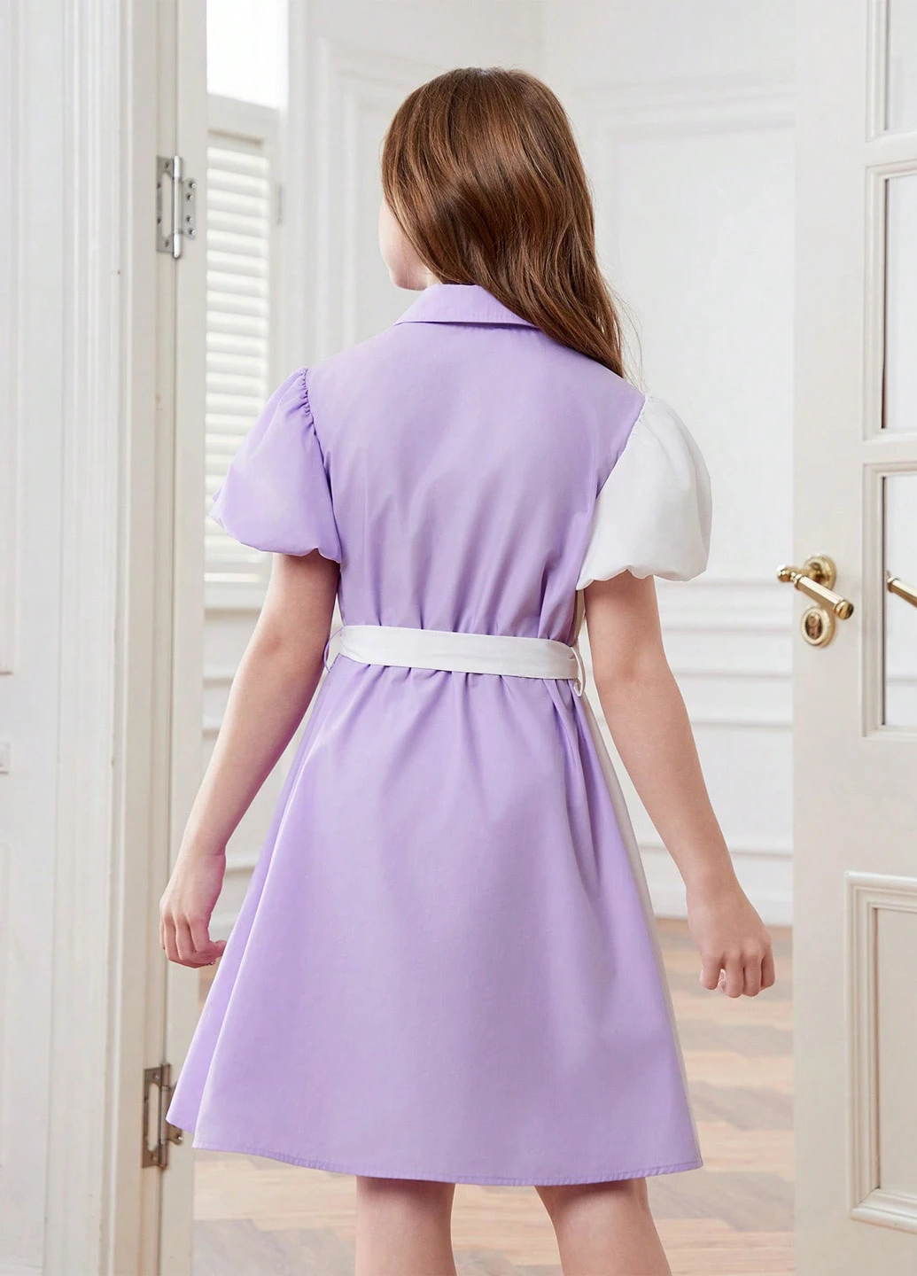 Комбинированное платье SHEIN (342405477)