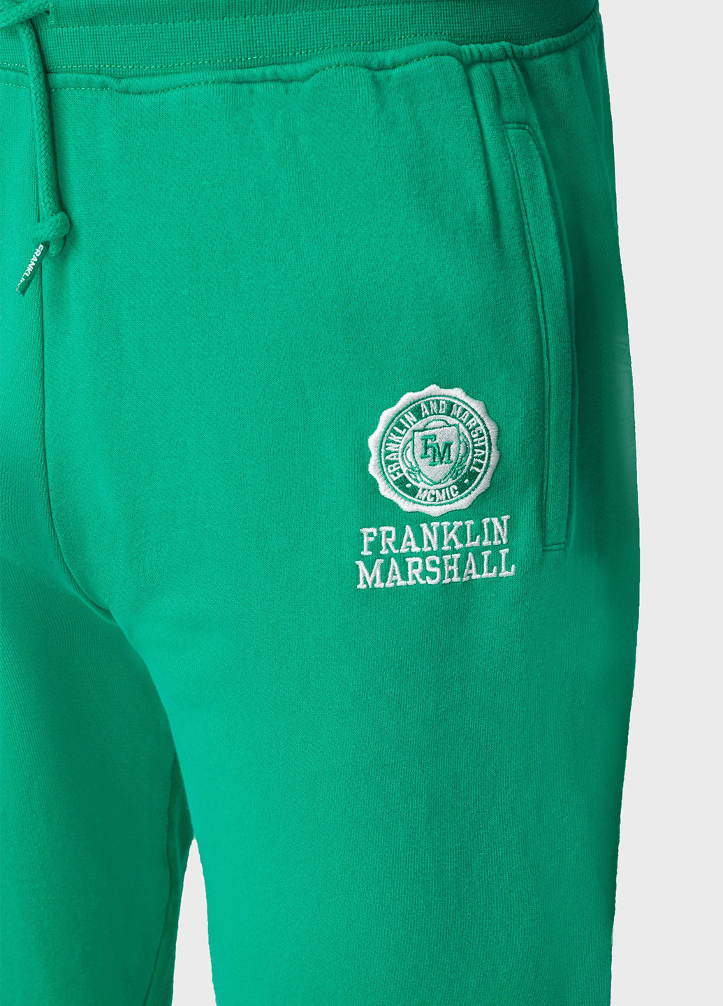 Зеленые спортивные, кэжуал демисезонные джоггеры брюки Franklin & Marshall
