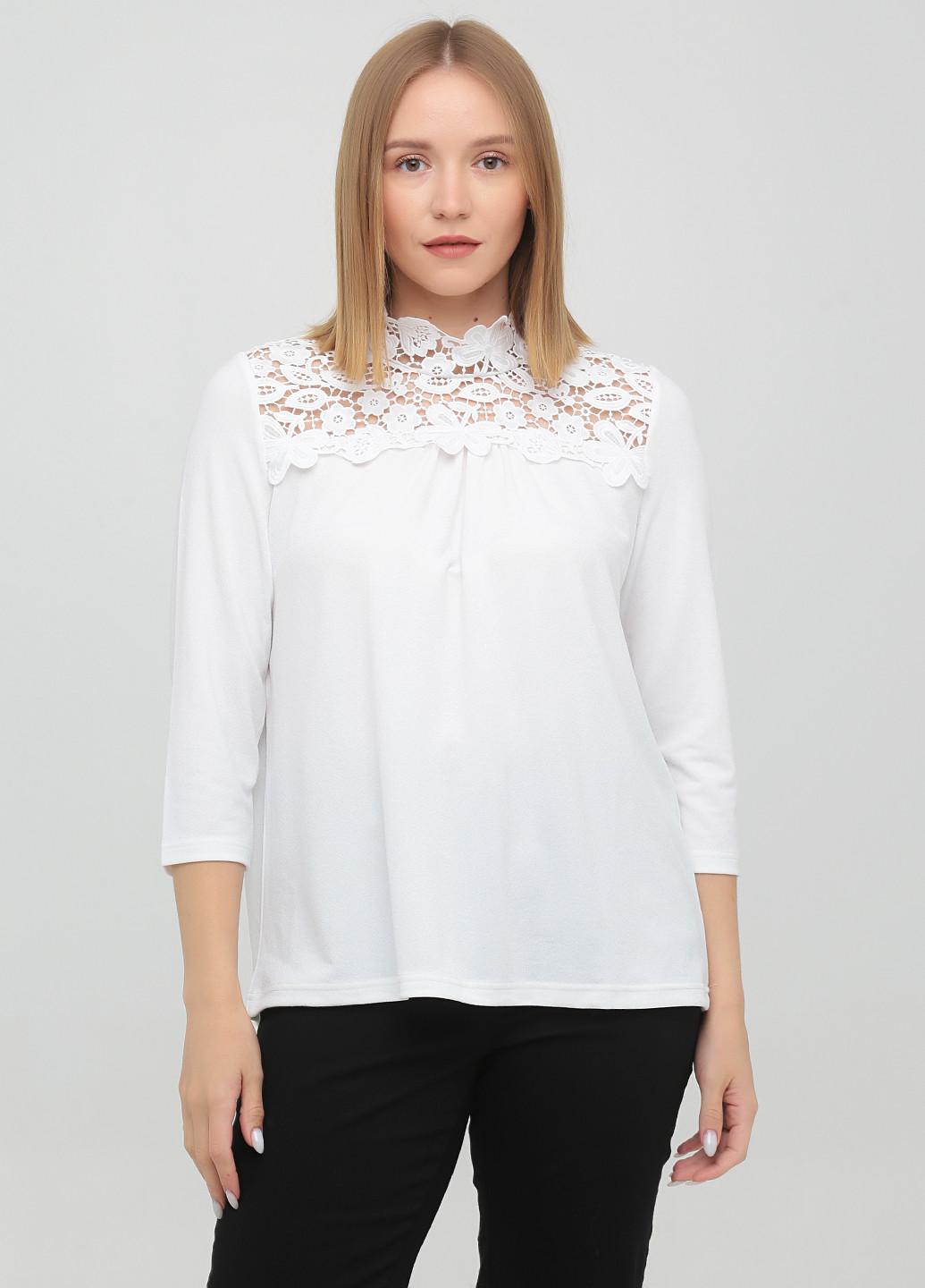 Молочная блуза Alessa W