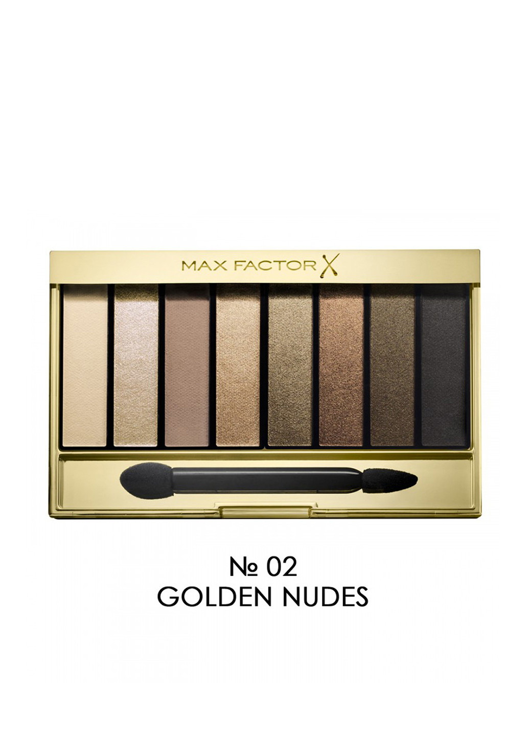 Палітра тіней для очей Masterpiece Nude Palette №02 Golden Nudes, 6,5 г Max Factor (72565306)