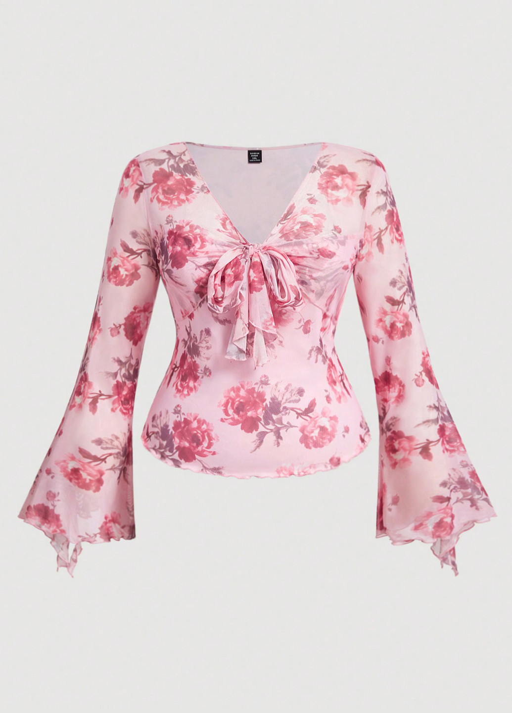 Светло-розовая блуза SHEIN