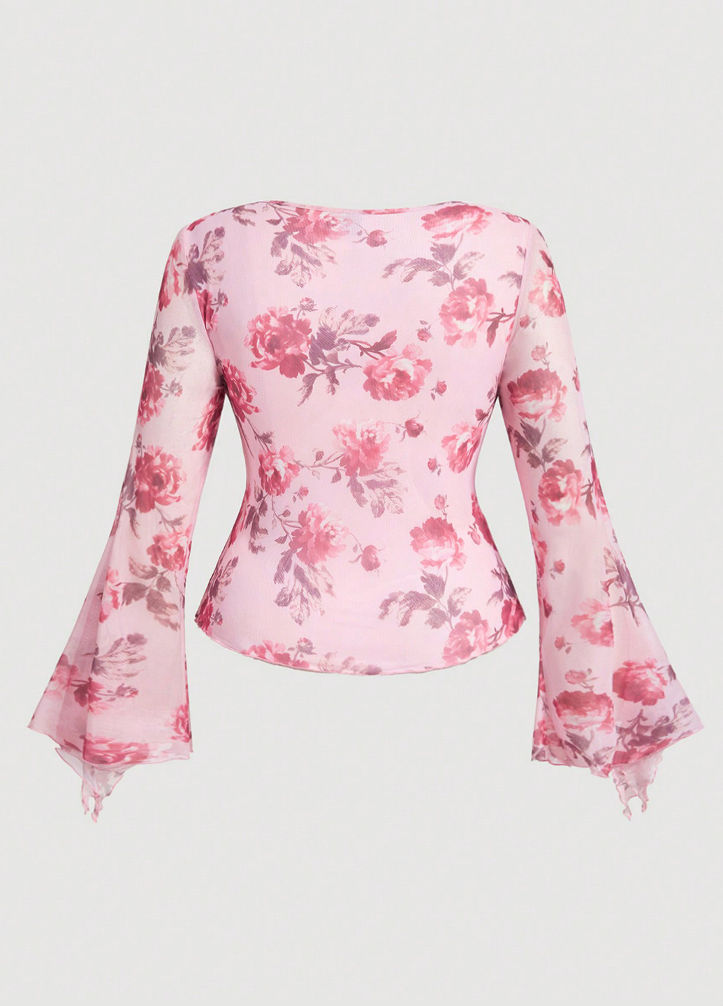 Светло-розовая блуза SHEIN