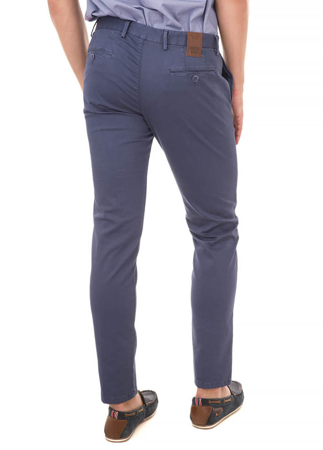 Синие кэжуал демисезонные зауженные брюки VICTOR COOL