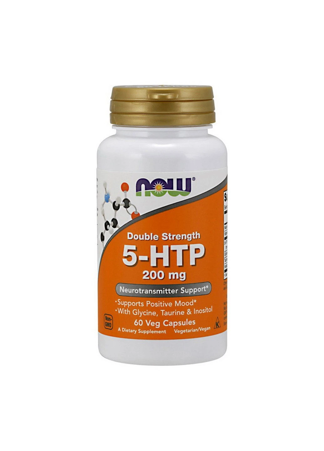 5-гідрокситриптофан 5-HTP 200 мг (60 капсул) нау фудс Now Foods (255409646)