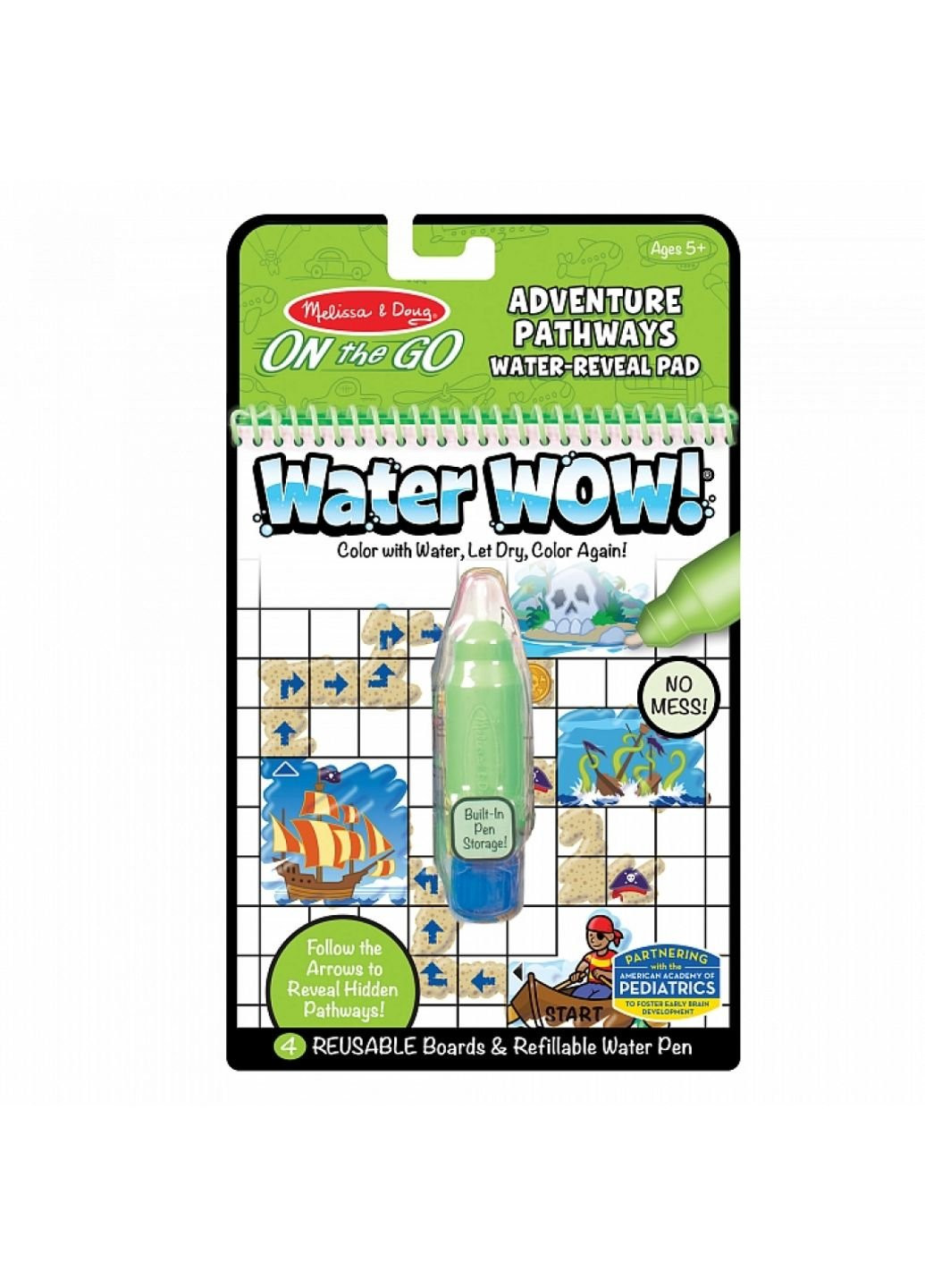 Набір для творчості чарівне водне забарвлення Шляхи пригод (MD30174) Melissa&Doug (249597937)