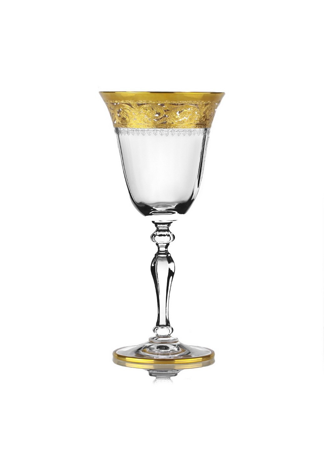 NGC35SETGLASS Набір келихів для напоїв 6 шт. 255 мл (max) Gold Версаль Lora (188979310)